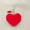 Día de San Valentín Llavero de Peluche Amor Llavero de Peluche Corazón de Durazno Colgante para Bolso Pequeños Accesorios de Regalo Adornos Colgantes Venta Caliente Transfronteriza