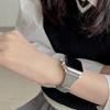 Adecuado para Apple Watch 9, Apple Watch S10, Correa de Reloj Nueva de Cuero Genuino con Patrón de Lichi, iWatch 11 Generación 87Se