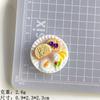 Plato de aperitivos de imitación de comida, casa de juegos para niños, divertido juego de bricolaje, crema, gel, pinza para el cabello, tocado, carcasa de teléfono móvil, accesorios de resina, venta al por mayor