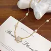 Collar de Perlas de Agua Dulce Camelia Dulce 2026 Nuevo Estilo Caliente Exquisita Cadena para Clavícula con un Toque de Lujo y Elegante Cadena para el Cuello