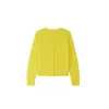 Cardigan de Punto de Algodón Peinado de Manga Larga, Camisa para Aire Acondicionado, Top Simple de Cuello Redondo para Niñas, Nuevo Estilo Primavera y Verano 2025 Bp