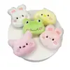 Acessórios de Broche de Sapo, Urso, Pintinho e Coelho de Pelúcia, Brinquedos de Pelúcia Fofos Estilo Cartoon Japonês, Elásticos de Cabelo de Coelho, Roupas e Bolsas