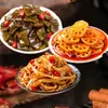 Botanas Picantes, Rodajas Crujientes de Raíz de Loto, Botanas Populares en Línea, Botanas Picantes, Guarniciones Aromáticas y Picantes para Bebidas y Comidas