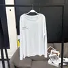 [Pronta Entrega] Blusa Vc Feminina de Manga Comprida para Mulheres Primavera e Verão Novo Estilo Coreano Solta Decote Redondo Pulôver Camiseta com Letras