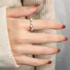 Anillo Planeta Zirconia con un Toque de Lujo Ligero y Gama Alta, Anillo Brillante Índice Estrella, Estilo Nicho, Tendencia Romántica Anillo Galaxia Cósmica