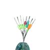 Hongchuan 5+2+2 - Juego de línea de silicona para frijoles espaciales, competitivo, a granel, accesorios para equipo de pesca al por mayor