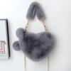 Bolsa feminina estilo coreano para o inverno de 2024, bolsa de bolinhas com estampa de bolinhas, bolsa de mão com corrente para outono e inverno