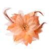 Nueva Moda Flor Grande Tela Accesorios para el Cabello Flor de Peonía para la Cabeza Headdress para Baile Cuadrado Pasador Diadema con Flor para Niños