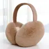Orejeras Plegables Cálidas de Invierno para Hombres y Mujeres, A prueba de Viento y Anticongelantes, Diadema de Memoria Desmontable Completa, Orejeras Sencillas de Felpa