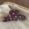 Pinza de garra de lunares estilo coreano, pinza para el pelo modelo nuevo de alta gama 2026, pinza de tiburón grande exquisita para cabello grueso