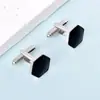Nuevos Gemelos Hexagonales de Aleación Más Vendidos Transfronterizos para Camisa de Hombre Traje Gemelos Versátiles