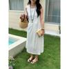 Vestido Colete 3Th Morning Urban Encounter Estilo Resort Design Dividido e Emendado Zy3152