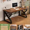 Mesa de Computador de Madeira Maciça Mesa de Desktop para Casa Mesa de Quarto Mesa de Estudo para Estudante Pequeno Apartamento Mesa Simples de Escritório Mesa de E-Sports