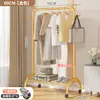 Perchero de Ropa con Ruedas de Alta Resistencia con Perchas, de Pie, para Uso Doméstico en el Dormitorio, Estante Móvil de Almacenamiento para Ropa de Niños