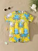 Nuevo Traje de Baño Flotador 2026 para Niños Niños, de una Pieza Manga Corta Estampado de Pulpo Traje Flotador para Bebés, Secado Rápido