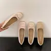 Zapatos Planos de Estilo Francés con Tacón Oculto, Estilo Ballet, Escotados, Zapatos Individuales para Mujer, Novedad 2026 Otoño Verano, Mocasines Mary Jane Absolutamente Hermosos