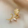 Broche Versátil de Flor de Planta Tulipa Retrô de Alta Qualidade, Alfinete Exquisito Elegante, Acessório de Temperamento