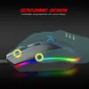 Mouse USB Com Fio Umila Cross-Border 106 Escritório de Negócios Streamer de Jogos Efeito de Iluminação RGB Luminoso E-Sports