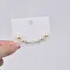 Novo Conjunto de Brincos de Três Peças de Pérola Sintética Exclusivo e Elegante Estilo Lady de Alto Padrão Venda por Atacado