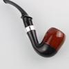 Sanda Bakelite 755 Filtro de Circulação Curvo Tubo de Tabaco Curvo Clássico Redwood de Negócios Artesanato