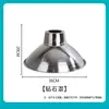 Refletor de Luminária Industrial e de Mineração LED Fábrica Revestimento Externo de Aço Inoxidável Tampa de Aço Inoxidável Tampa Externa de Aço Inoxidável Suporte de Lâmpada de Cobre e27 Haste de Suspensão Corrente Acessórios para Lâmpada