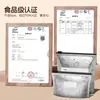 Sacos de preservação em papel alumínio, sacos de selagem de grau alimentício, sacos espessados com fecho zip para uso doméstico, sacos de armazenamento especializados para preservação e congelamento de alimentos na geladeira