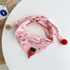 Cachecol para Bebê Outono e Inverno Estilo Coreano Desenho Animado Algodão Puro Cachecol Triângulo para Bebê Cachecol de Inverno à Prova de Vento para Bebês e Meninas