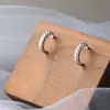 Nafuge Joyería de Plata al por Mayor Pendientes de Plata Casuales Pendientes para Mujer de Moda y los Más Fáciles de Combinar Pendientes de Plata de Ley 925