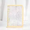Envío Gratis A5 Transparente Hojas Sueltas Manual Multifuncional Bolsa con Cremallera Libro de Hojas Sueltas Simple Cubierta Suave de PVC Reemplazable