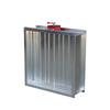 Dampfer de fumaça e fogo de 70 graus, damper de fogo multi-lâminas de aço inoxidável, damper de fogo normalmente aberto para corredor, damper de fumaça e fogo para exaustão de fábrica
