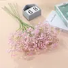Flores Artificiales de Gypsophila con Gradiente Transfronterizo, Arreglo de Corona de Boda para Novia, Accesorios para Fotografía de Boda, Venta al por Mayor