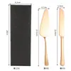 Pala para Pastel de Acero Inoxidable 2 piezas aptas para Fiesta de Boda Horneado Pala para Pizza Queso Cuchillo para Pan Venta Caliente Amazon