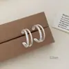 Pendientes Minimalistas de Estilo Coreano y Japonés para Chicas a la Moda, Pendientes de Aro Grandes para Mujeres, Pendientes de Aro Lisos Exagerados Simples Dulces Geniales, Nuevo Estilo Europeo y Americano