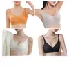 OfertaBusto Grande Apariencia Pequeña Estilo Delgado Orejas de Conejo Sin Varilla Sujetador Ropa Interior Sin Costuras para Mujer Rebaja de Fin de Temporada