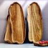 Transfronterizo Nuevo en stock Bandeja de madera de acacia japonesa Plato rectangular para cena Aislado Patrón de madera maciza Plato ovalado para pan