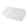 Caixa de Almoço Transparente Descartável, Bolo com Corte de Canto, Caixa para Embalagem de Tiramisu, Caixa para Sobremesa de Massa Folhada Basca, Caixa para Confeitaria