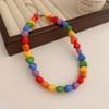 Color perla lirio orquídea amor collar de cuentas diseño dulce fresco pequeño cadena clavícula collar temperamento mujeres venta al por mayor