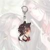 Llavero Acrílico en Capas: Sistema de Autosocorro para Villanos, Llavero de Bolsa, Merchandising de Anime de Luo Binghe y Shen Qingqiu