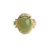 Anillo de Jade Hetian Natural Aiyu Anillo de Dedo de Jadeíta Nuevo Estilo Chino Joyería al por Mayor Dropshipping S4051712L