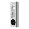 Suministro Directo de Fábrica Carcasa de Aleación de Zinc Versión Estrecha Teclado Físico con Pantalla de Luz LED Multicolor Control de Acceso con Timbre Máquina Todo en Uno