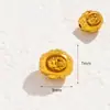Método Antigo Ouro Rosa 18K Filigrana Oca Conta da Sorte Furo Passante Contas Soltas Contas Espaçadoras Pulseira Colar DIY Acessórios para Pulseira