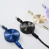 Cable de Datos Retráctil de Carga Súper Rápida 3 en 1 de 100W con Panel Metálico, Patrón de Logo Personalizado, Regalo para Eventos de Exposición