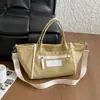 Bolso de Hombro de Lona Nuevo Diseño de Nicho 2026 Versión Coreana Bolso Tote de Nicho para Mujer Ligero Bolso de Hombro Sencillo