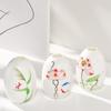 Shumen Branco Cerâmica Tradicional Pintado à Mão Pequeno Vaso Flores Secas Hidropônico Decoração de Casa Sala de Estar Ornamentos de Vaso de Flores