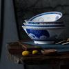 Tigelas de Alta Qualidade para Lanchonetes de Macarrão, Novas Tigelas Estilo Chinês de Melamina para Hot Pot Picante e Ramen, Tigelas Cônicas de Sopa para Macarrão Anti-escaldantes de Porcelana Imitada