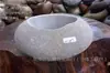 Bacia de seixo natural cálamo carnudo ecológico original grama de moeda de cobre aquário de pedra original vaso de flor narciso criativo vaso de flor Zen