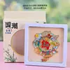 Ímãs de geladeira Rizhao com fontes metálicas, lembranças de viagem, produtos culturais e criativos da moda, presentes no atacado