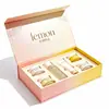 Caja de Empaque para Crema Reparadora Antienvejecimiento, Crema para el Acné, Papel Tarjeta Plateado, Impresión UV, Caja de Color para Crema de Alta Gama, Caja Hecha a Mano