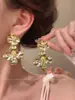 Pendientes de Plata 925 con Pasador de Zirconia de Alta Gama Super Brillantes para Mujer, Pendientes Exquisitos de Lujo Ligero con Temperamento, Pendientes de Venta Caliente, Pendientes de Primavera y Verano al por Mayor