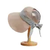 Sombrero de Sol de Estilo Coreano con Ala Ancha, Media Parte Superior, Protección Solar para Mujer, Sombrero de Sol para Exteriores de Verano, Protección UV, Sombrero de Sol Estilo Vacaciones